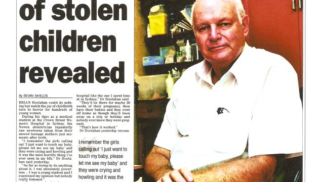 Scandal of Stolen Children Revealed